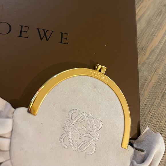 Loewe Rare Fringe Suede Coin Purse Beige/Tan - Picture 10 of 10